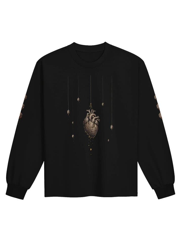 What Remains black long-sleeve shirt